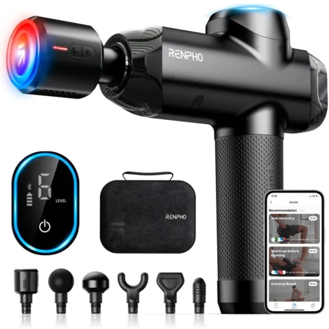 Renpho Aparat Masaj Power+ Thermacool Massage Gun (black)