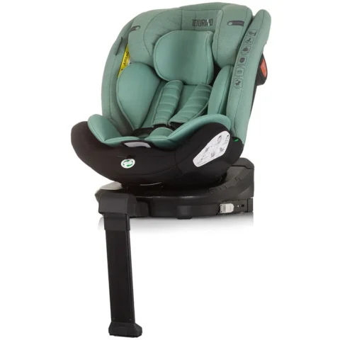 Chipolino Scaun Auto Copii Tourino I-Size 40-150CM cu Sistem Isofix 0 – 12 Ani Maxim 36KG Verde
