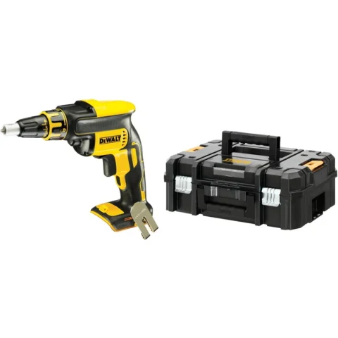 DeWALT Surubelnita DCF620NT Cordless Drywall Screwdriver, 18 Volt, Magazine Screwdriver, Yellow/Black, without Battery and Charger, in T STAK Box II