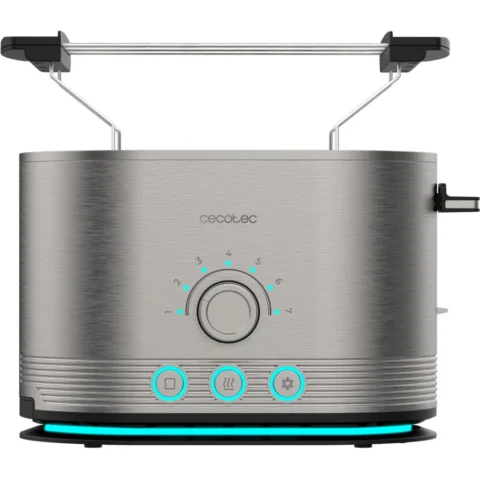 Cecotec Toaster Shine&Toast Double (stainless steel, 850 watts, for 2 slices of toast)
