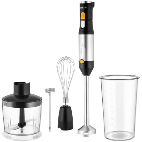 Sencor Blender de Mana S-SHB6302BK 4in1 Putere 1200W Negru/Argintiu
