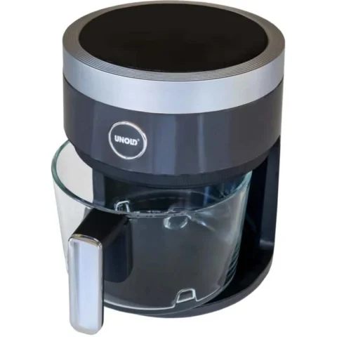 Unold Friteuza hot air fryer glass 58695 (stainless steel (brushed)/black, 1,200 watts)