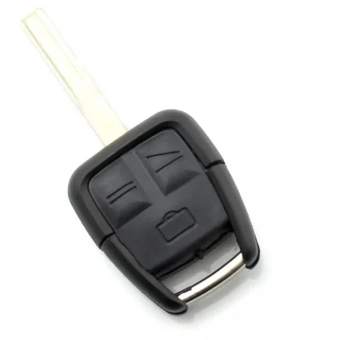 Carguard Carcasa pentru Cheie Opel cu 3 Butoane Negru