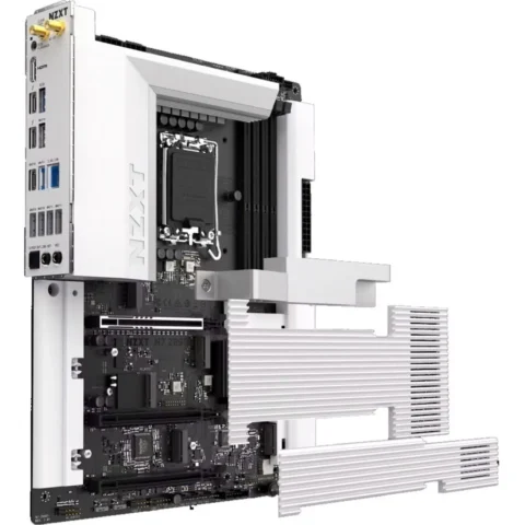 NZXT Placa de baza N7 Z890 White, motherboard white – Socket 1851