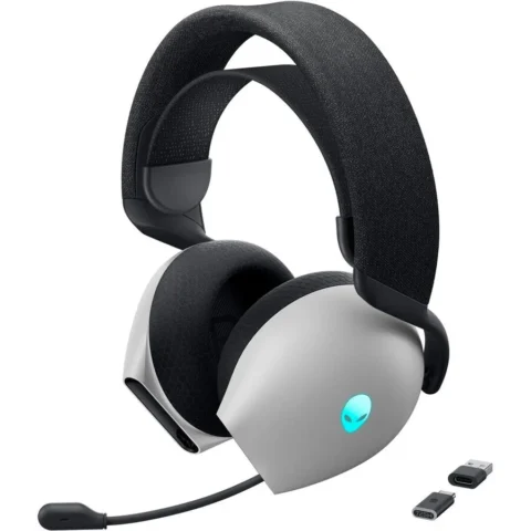 Dell Casti Gaming Alienware AW725H Tri-Mode Wireless Lunar Light
