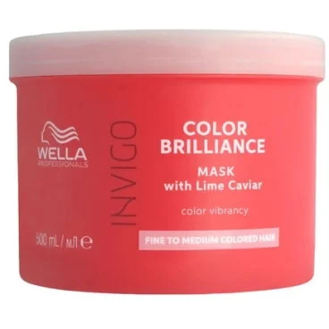 Wella Professionals Masca pentru Par Fin/Normal Vopsit Invigo Color Brilliance 500ml