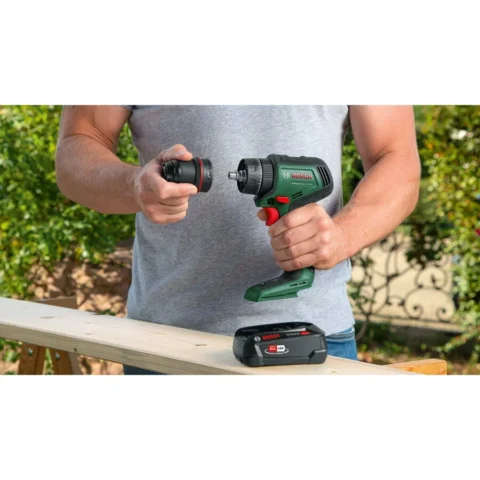 Bosch Powertools cordless impact drill AdvancedImpact 18V-80 QuickSnap Solo (green, without battery and charger, POWER FOR ALL ALLIANCE)