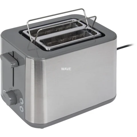 Braun Houshold Prajitor de Paine PurShine HT 1510 GY 900W 8 Setari de Rumenire 2 Felii Grilaj Incalzire Integrat Functie Dezghetare si Incalzire Argintiu/Gri