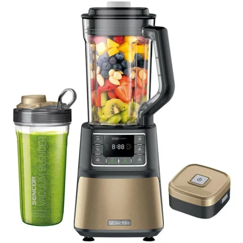Sencor Blender S-SBU7676GD 1.5 Litri + 0.7 Litri 1500W Black Gold