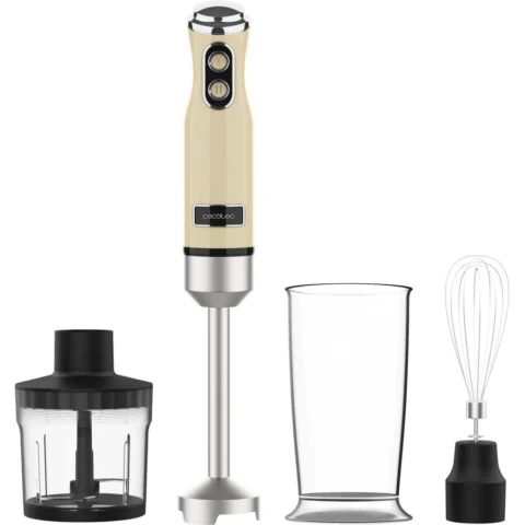 Cecotec Blender Power Mixer RetroYellow 1200MAX Cream&Crush