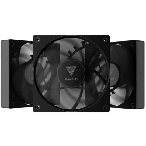Gamdias Set 3 Ventilatoare Notus M1-1203 120mm Negre