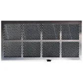 Respekta Respecta active carbon filter set MIZ 7800 (silver/black, 2 pieces)