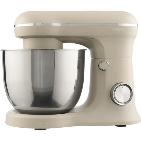 Vivax Mixer Planetar RM-41500S 2 Boluri Inox 5L si 4L 10 Viteze + Pulse 1500W Lunar Bej