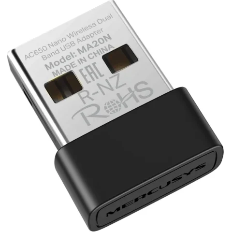 MERCUSYS Adaptor Wireless WL AC650 nano MA20N Negru MERCUSYS Adaptor Wireless WL AC650 nano MA20N Negru
