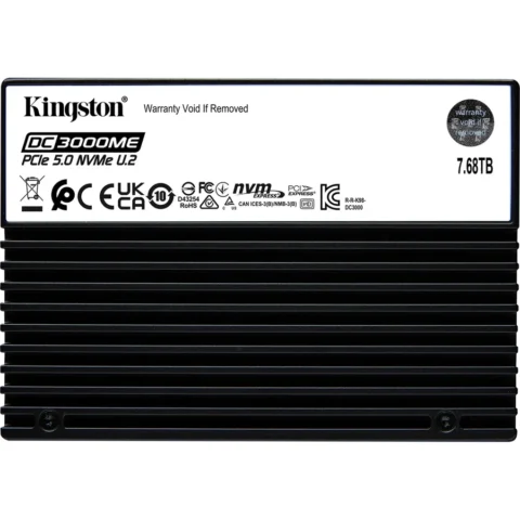 Kingston SSD 7.68TB U.2 PCIe