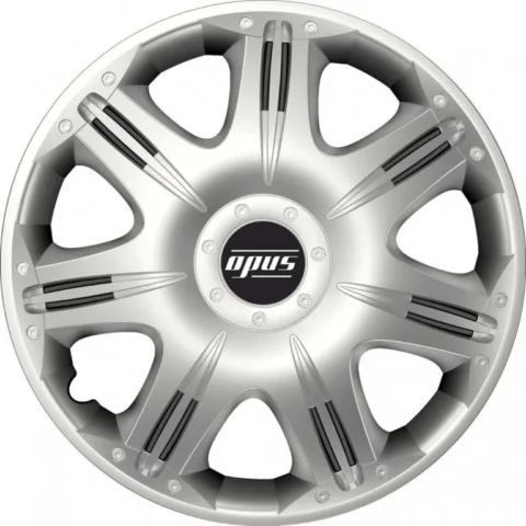PETEX Set 4 Capace Roti OPUS RB530115 pentru Jante R15 Argintiu