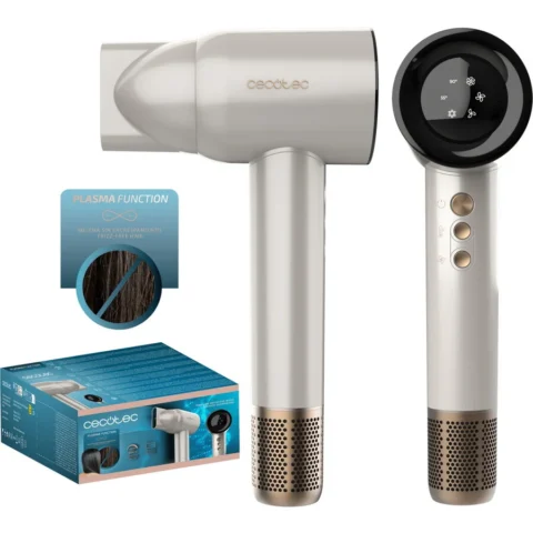 Cecotec Uscator de Par IoniCare RockStar Nano IonTech, hairdryer champagne/gold, 1600 watts