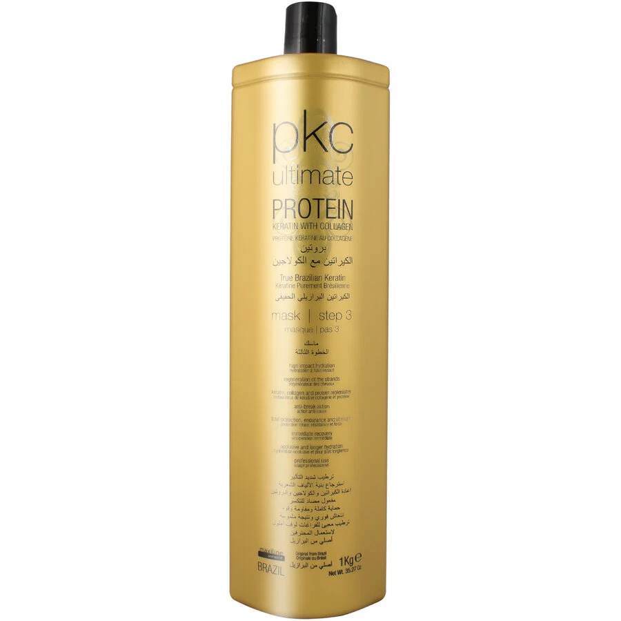 Maxiline Professional Masca Tratament pentru Par PKC Ultimate Protein Pas 3 dupa Intindere Permanenta 1000ML