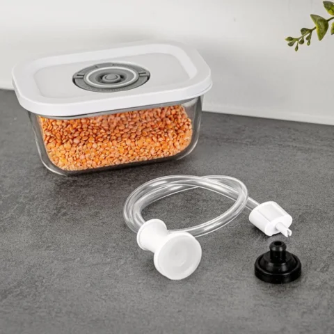 Rommelsbacher Vacuum Sealer Glass Container Set VCG 1 transparent, 3-piece, 350ml, 670ml, 1100ml