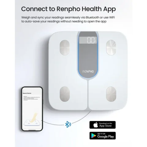 Renpho Cantar corporal Elis 1C Smart Body Scale Bluetooth White