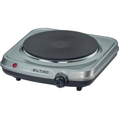 Rommelsbacher Plita single hotplate ELTAC EK 18 silver/black, 1,500 watts, cooking surface O 18cm