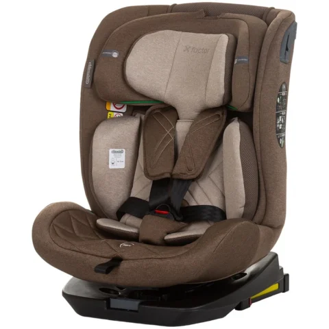 Chipolino Scaun Auto Copii X Factor I-Size 40-150CM cu Sistem Isofix 0 – 12 Ani Macadamia