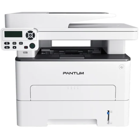 PANTUM Imprimanta Multifunctionala M7100DN Laser Printare Copiere Scanare Duplex ADF Retea USB Alb