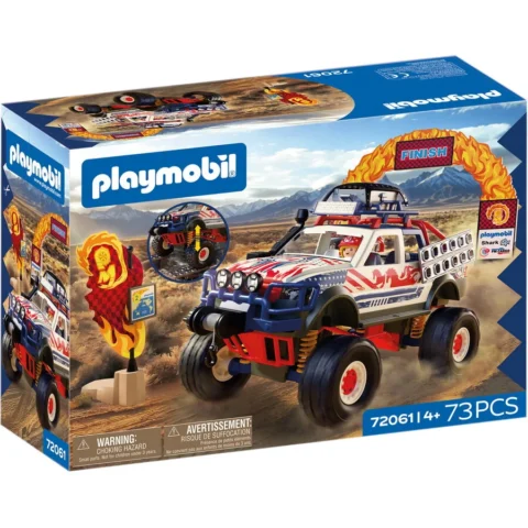 PLAYMOBIL Set de Constructie Off Road Camion 73 piese +4 ani
