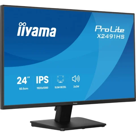 Iiyama Monitor 23.8inch ULTRA THIN IPS PANEL 1920X1080 Negru