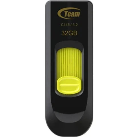 Team Group Memorie USB C145 32GB USB A 3.2 Gen1 Negru Galben