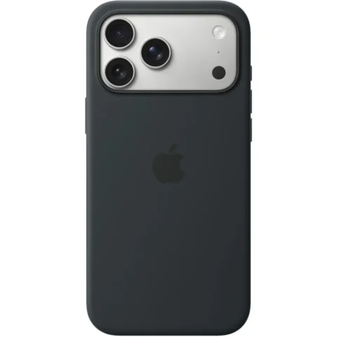 Apple GPS Silicone Case with MagSafe, black, iPhone 17 Pro Max