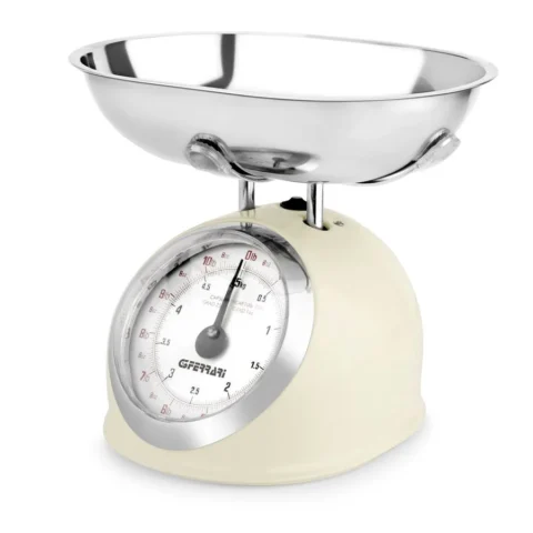 G3Ferrari Cantar de Bucatarie Mecanic cu Bol G20003 Aska 5kg Ivory