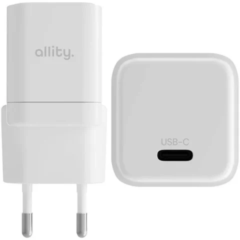 Allity Incarcator Retea ATC-01-20WC GaN PD QC 1x USB-C 20W Alb
