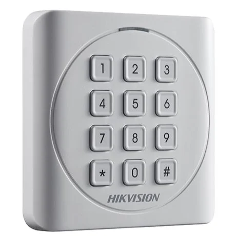 Cititor de proximitate EM 125Khz Hikvision DS-K1801EK, cu tastatura integrata