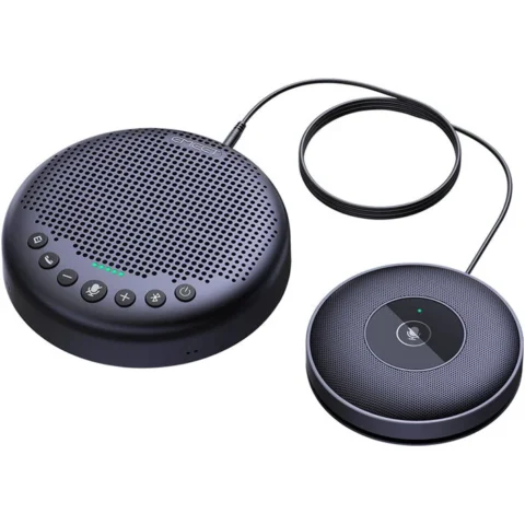 Emeet Sistem de Conferinta OfficeCore Luna Plus Kit Difuzor si Microfon Suplimentar Bluetooth USB Gri