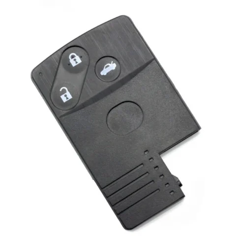 Carguard Carcasa pentru Cheie Mazda cu 3 Butoane Negru