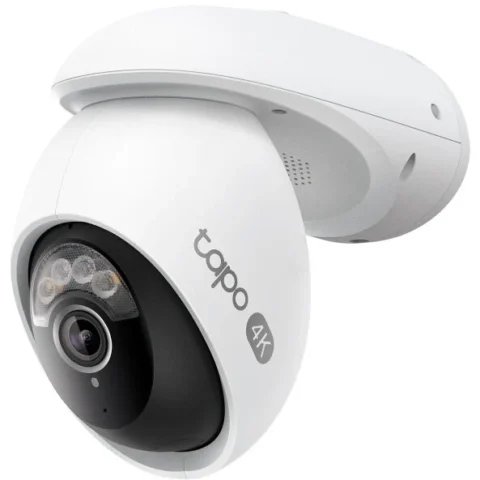 TP-Link Camera de Supraveghere pentru Exterior Tapo C560WS IP Rezolutie 4K 8MP Detectare Miscare Starlight Color Night Vision Wi-Fi IP66 Alb