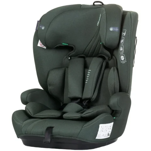 Chipolino Scaun Auto Copii Icon I-Size 76-150CM Varsta 15 Luni – 15 Ani Roz Verde