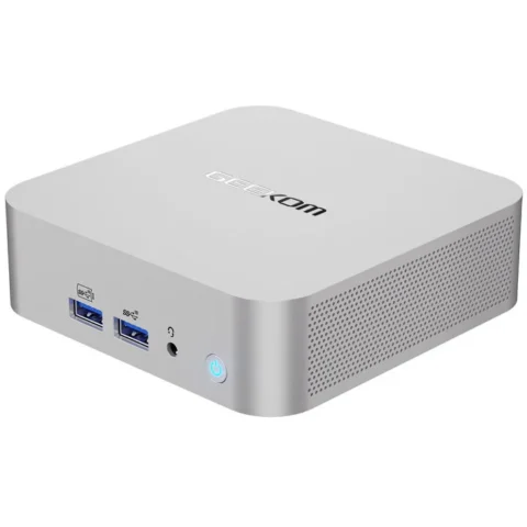 GEEKOM Mini PC A8 AMD Ryzen 9 8945HS 32GB 1TB SSD Windows 11 Pro Silver