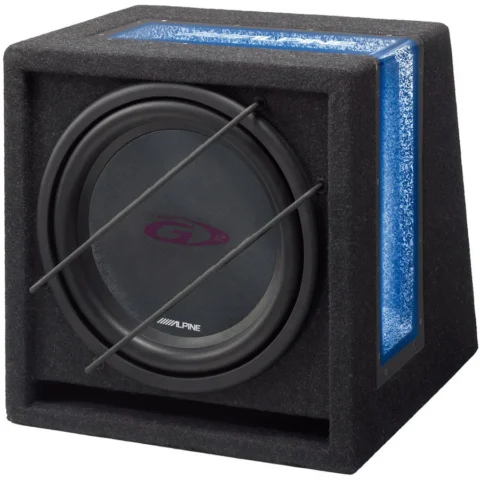 ALPINE Subwoofer Auto SBG-1224BR Bass Reflex 250W RMS 12 inch 30 cm