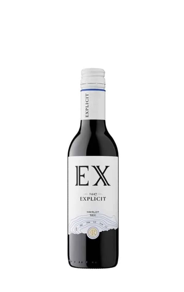 Cramele Recaș Cramele Recas Explicit Merlot 0.375L — Culoare ROSU, Cantitate 0.375 L, Gust Sec