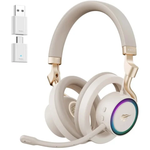 Havit Casti Fuxi-H8 Wireless Gaming Auriu