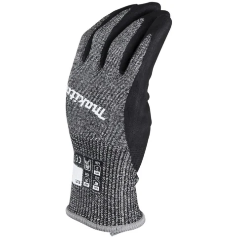 Makita work gloves P-84735, size. XL (10), cut resistance F/7 (black/gray, 1 pair)