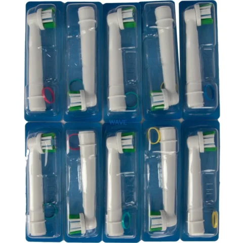 Braun Oral-B Pro Precision Clean brush heads, pack of 10 (frustration-free outer packaging)