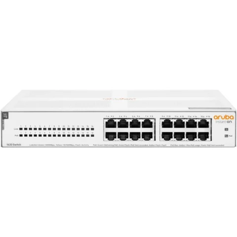Hewlett Packard Enterprise Switch Packard Enterprise Aruba Instant On 1430 16G 124W, Switch