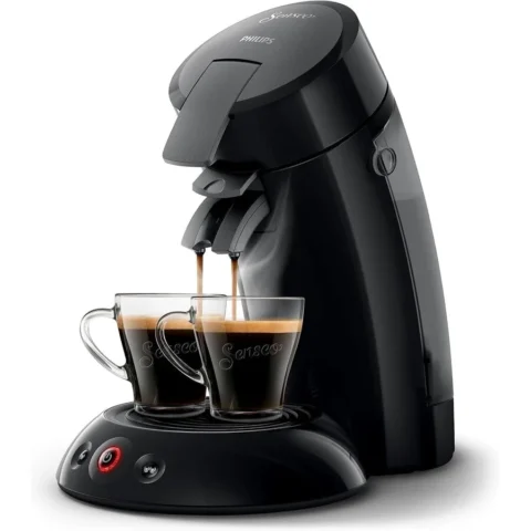Philips Espressor Automat cu Paduri Senseo Original HD6553/67 Rezervor Apa 0.7L Tehnologie Crema Plus 1450W Negru