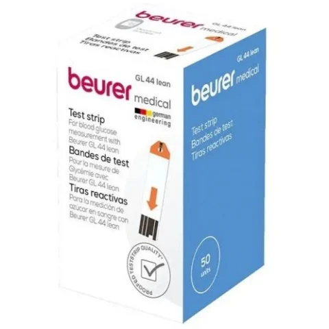 Beurer Bandelete de Teste Compatibile cu Glucometrul GL44 lean 50 Bucati