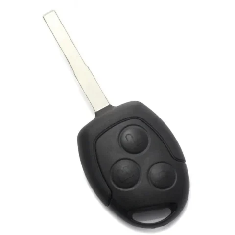 Carguard Carcasa pentru Cheie Ford cu 3 Butoane si Suport Baterie Negru