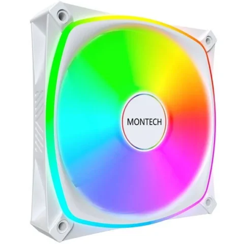 Montech Ventilator RX120 PRO PWM Reverse ARGB 120mm Alb