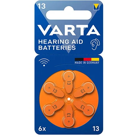 Varta BATERII AUDITIVE 13 BLISTER 6